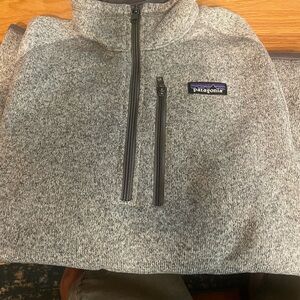 Patagonia Heather Gray Fleece Pullover